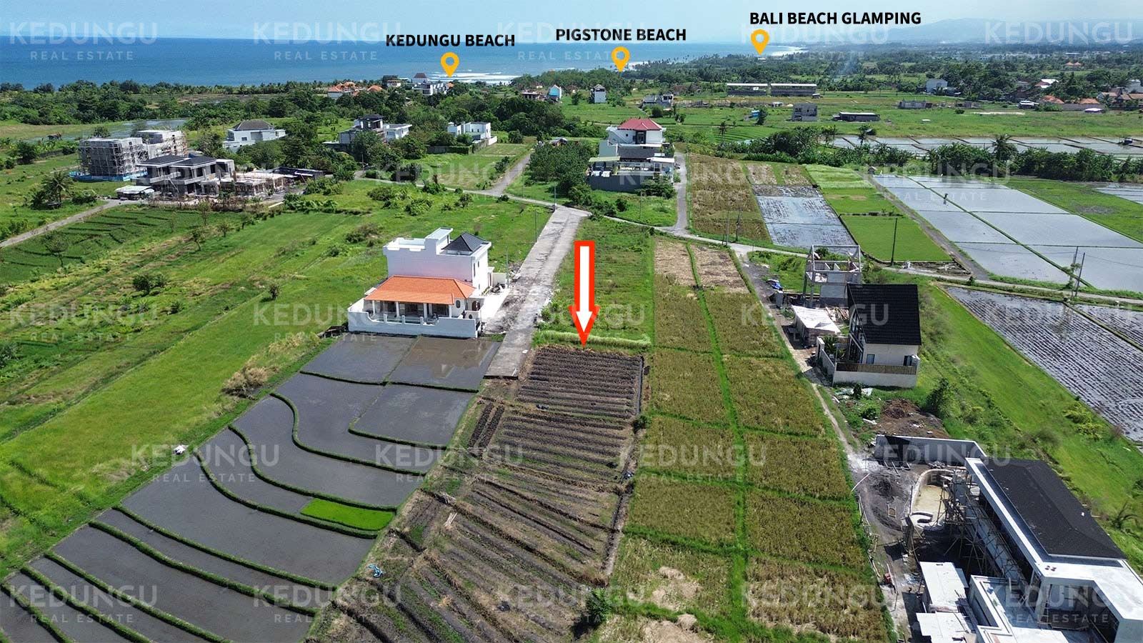 Prime 5 Are Freehold Land in Kedungu watermark 4